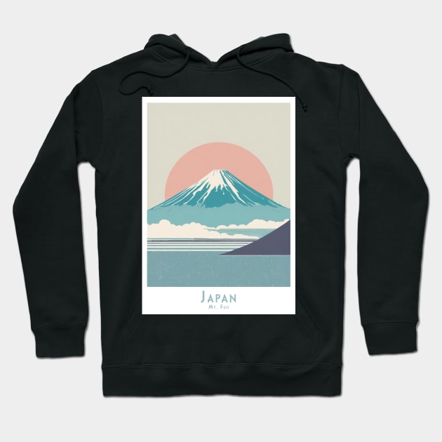 Tranquil Fuji - Sunrise Over Japan Hoodie by POD24